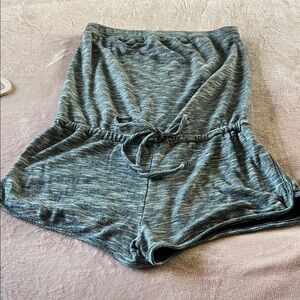 Mossimo Supply Co. Women's Strapless Romper  Charcoal Shorts